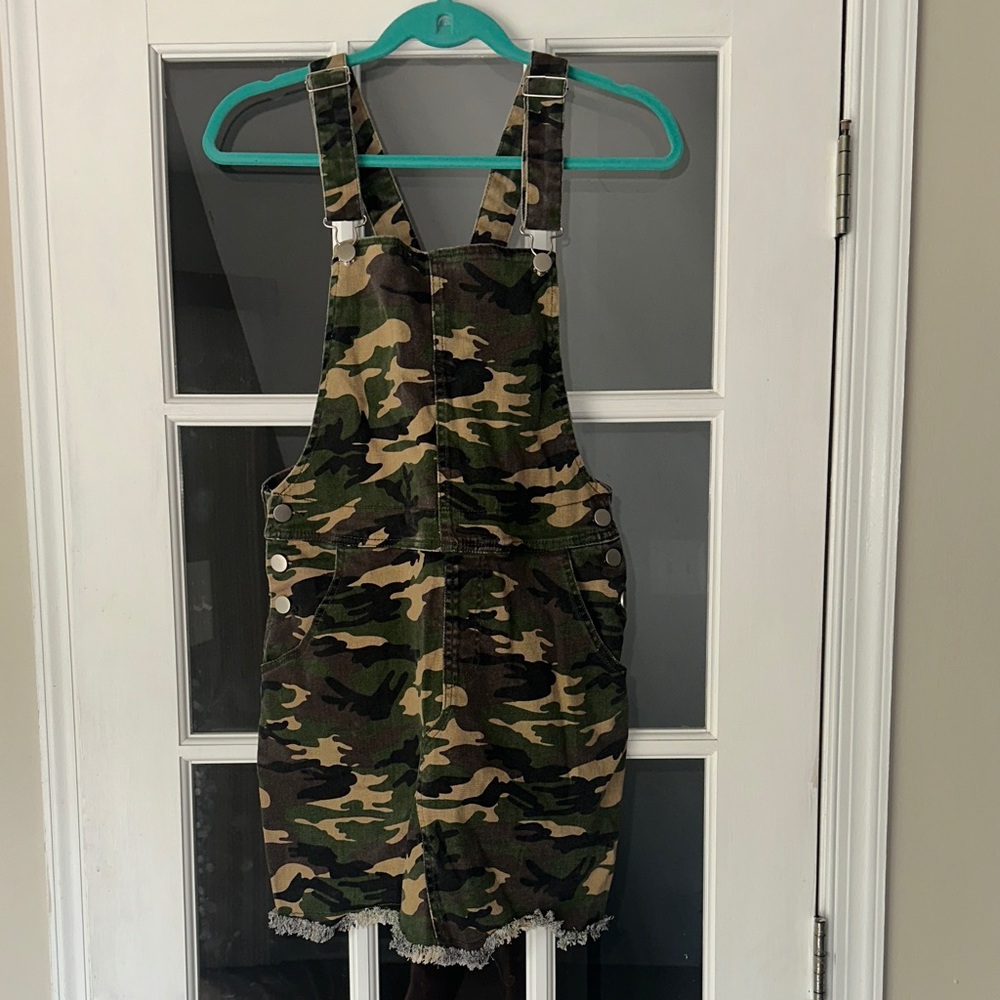 Camo Overall Dress